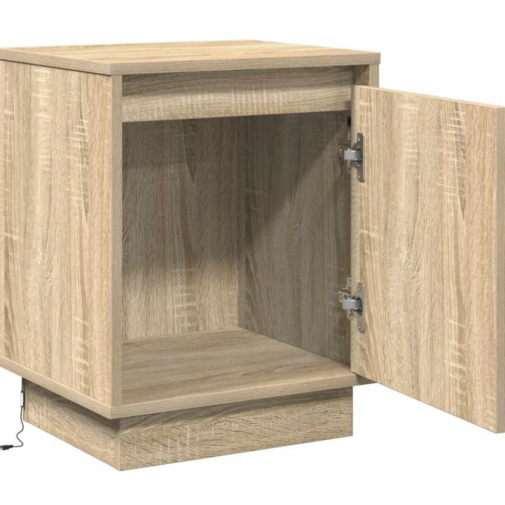 vidaXL Armario de Noche 39 x 34,5 x 50 cm Roble Sonoma Discount