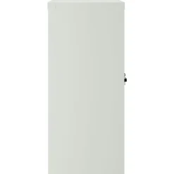 vidaXL Armario de oficina 2 puertas 90 cm acero gris Gris claro Sale