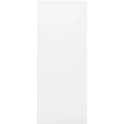 vidaXL Armario de oficina de acero 90x40x102 cm Blanco Outlet