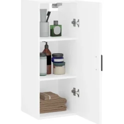 vidaXL Armario de pared 34,5x34x90 cm Blanco Online