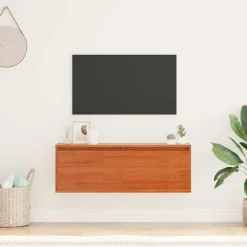 vidaXL Armario de Pared con estante Marrón cera 100 x 30 x 35 cm Marr&oacute;n cera Hot