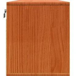 vidaXL Armario de Pared con estante Marrón cera 100 x 30 x 35 cm Marrón cera Hot