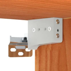 vidaXL Estanterías-Armario de Pared con estante Marrón cera 80 x 30 x 30 cm