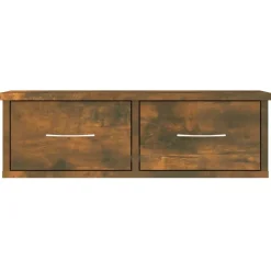 vidaXL Estanterías-Armario de pared contrachapado 60x26x18,5 cm