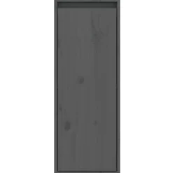 vidaXL Armario de pared de madera maciza de pino 30x30x80 cm Gris Best