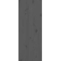 vidaXL Armario de pared de madera maciza de pino 30x30x80 cm Gris Best
