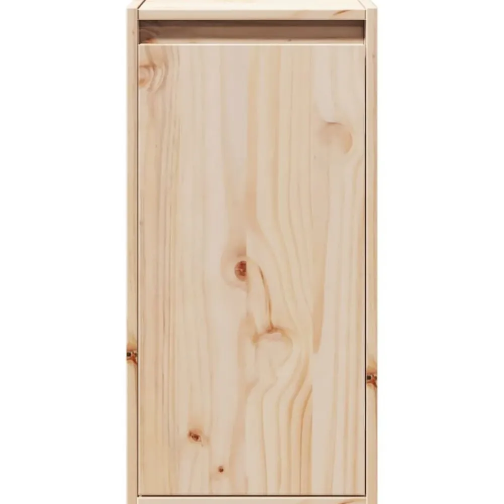 vidaXL Armario de pared de madera maciza de pino 30x30x60 cm Natural Clearance