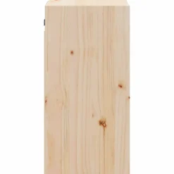 vidaXL Armario de pared de madera maciza de pino 30x30x60 cm Natural Clearance