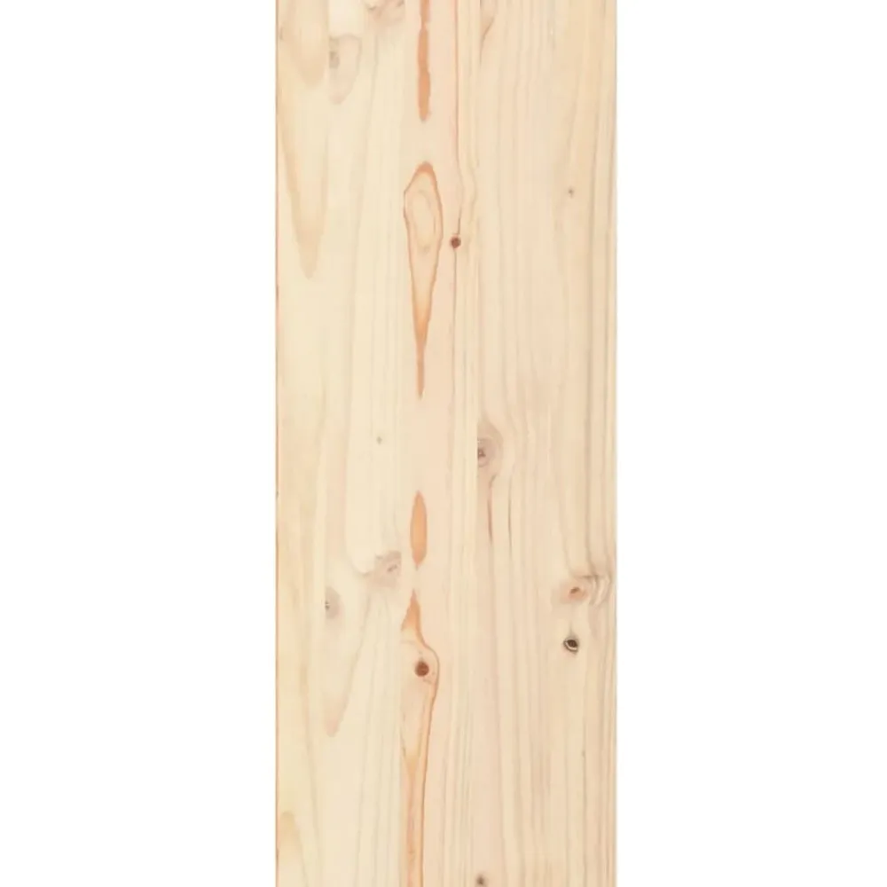 vidaXL Estanterías-Armario de pared de madera maciza de pino 30x30x80 cm