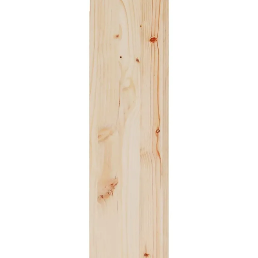 vidaXL Estanterías-Armario de pared de madera maciza de pino 30x30x100 cm