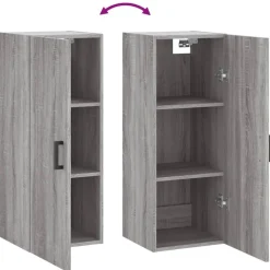 vidaXL Armarios Y Almacenamiento-Armario de pared 34,5x34x90 cm