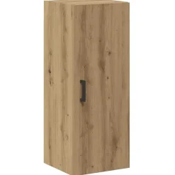 vidaXL Armario de pared madera ingeniería artisian 34,5x34x90 cm Roble Hot