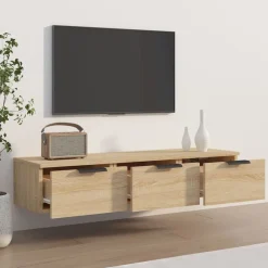 vidaXL Armario de pared madera de ingeniería 102x30x20 cm Roble Sonoma New