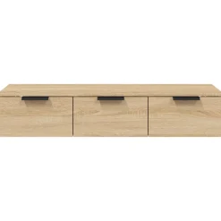 vidaXL Armario de pared madera de ingeniería 102x30x20 cm Roble Sonoma New