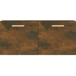 vidaXL Estanterías-Armario de pared madera ingeniería 80x35x36,5 cm