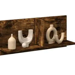 vidaXL Estanterías-Armario de pared madera ingeniería 70x16,5x30 cm