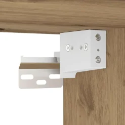vidaXL Armarios Y Almacenamiento-Armario de pared madera ingeniería marrón roble 69,5x34x90 cm