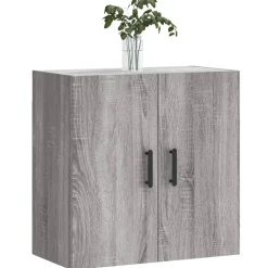 vidaXL Armario de pared madera de ingeniería 60x31x60 cm Gris sonoma New