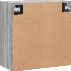 vidaXL Armario de pared madera de ingeniería 60x31x60 cm Gris sonoma New