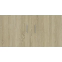 vidaXL Estanterías-Armario de pared madera ingeniería 80x39x40 cm
