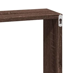 vidaXL Armario de pared madera ingeniería marrón roble 100x16x30 cm Marr&oacute;n roble Hot
