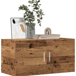 vidaXL Armario de pared madera ingeniería envejecida 80x39x40 cm Madera antigua Outlet