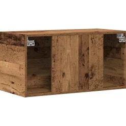 vidaXL Armario de pared madera ingeniería envejecida 80x39x40 cm Madera antigua Outlet