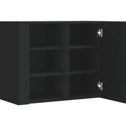 vidaXL Estanterías-Armario de pared madera de ingeniería 75x35x60 cm