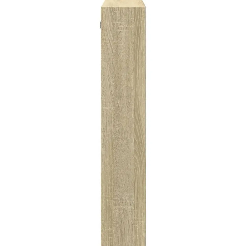 vidaXL Armario de pared madera de ingeniería 80x15x80 cm Roble Sonoma New