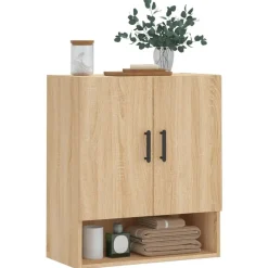vidaXL Armario de pared madera de ingeniería 60x31x70 cm Roble Sonoma