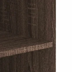 vidaXL Estanterías-Armario de pared madera de ingeniería marrón roble 75x35x60 cm
