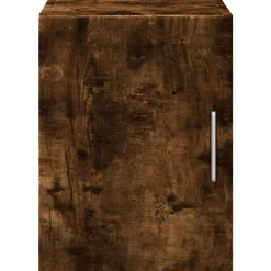 vidaXL Armario de pared madera ingeniería 30x42,5x40 cm Roble ahumado Sale