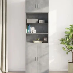 vidaXL Armario de pared madera ingeniería gris hormigón 70x42,5x40 cm Gris hormig&oacute;n Online