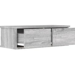 vidaXL Estanterías-Armario de pared madera contrachapada 60x26x18,5 cm