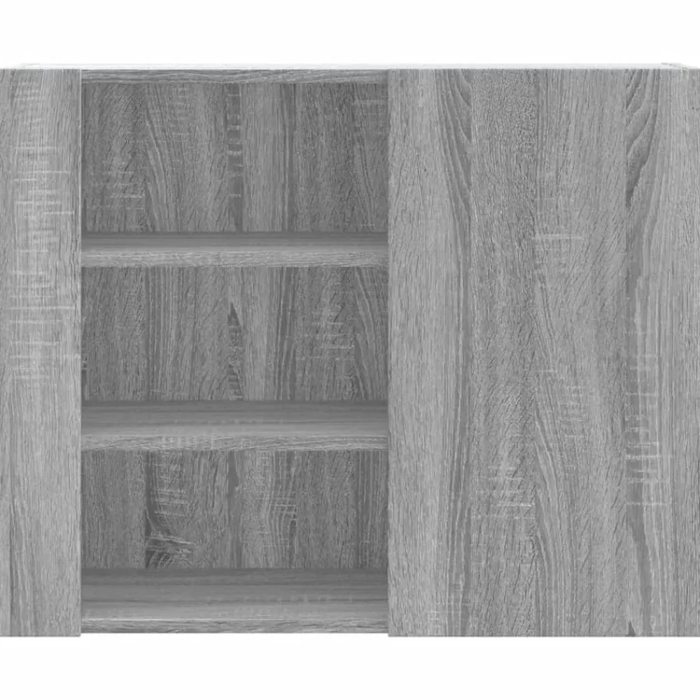 vidaXL Armario de pared madera de ingeniería 75x35x60 cm Gris sonoma Sale