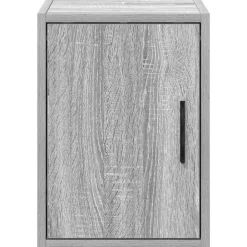 vidaXL Armario de pared para garaje madera de ingeniería Gris sonoma Clearance