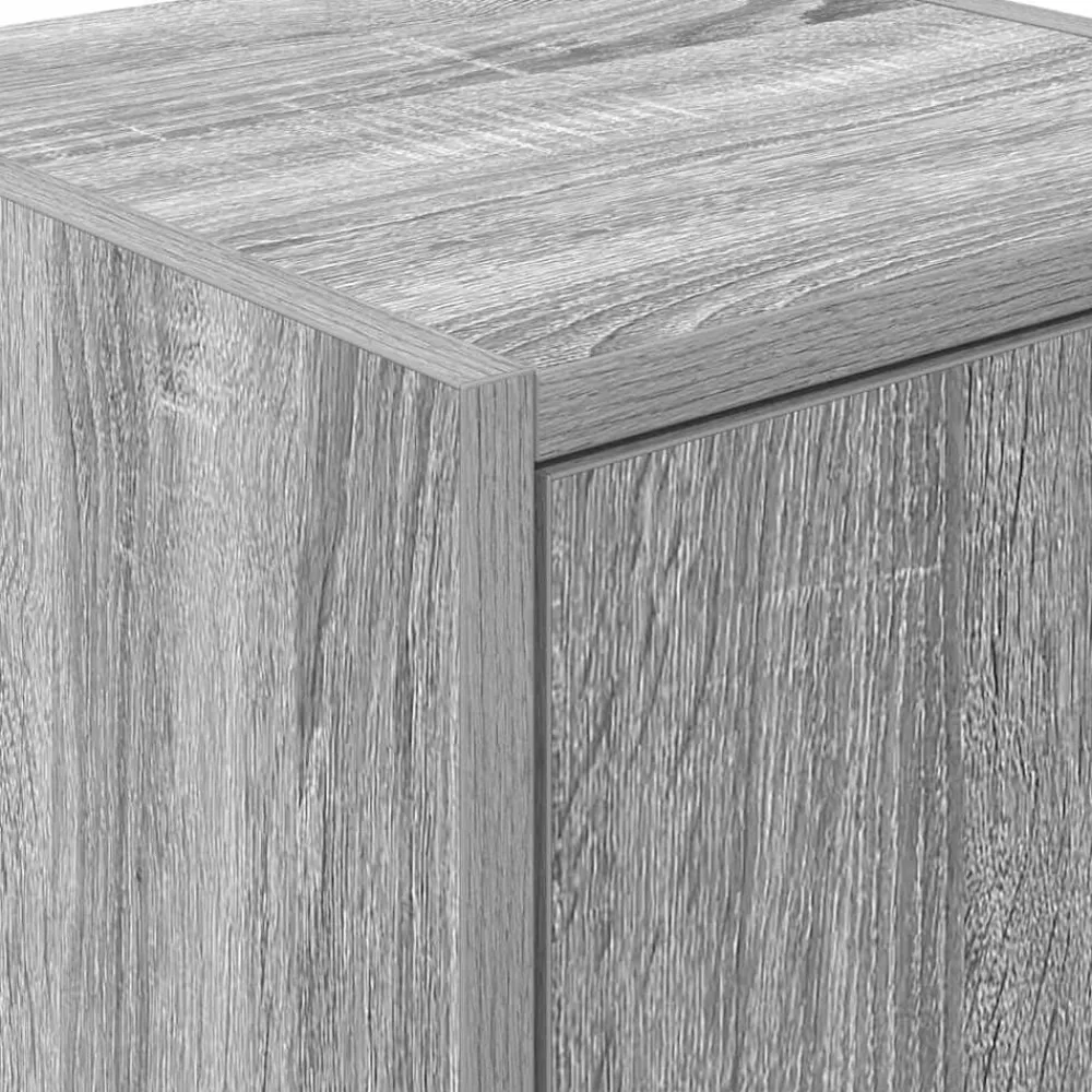 vidaXL Armario de pared para garaje madera de ingeniería Gris sonoma Clearance