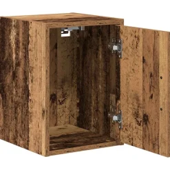 vidaXL Armario de pared para garaje madera ingeniería Madera antigua Clearance