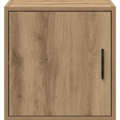 vidaXL Almacenamiento Industrial-Armario de pared para garaje madera ingeniería artesanal roble