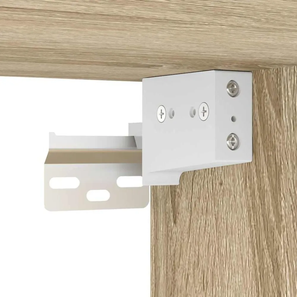 vidaXL Almacenamiento Industrial-Armario de pared para garaje madera de ingeniería