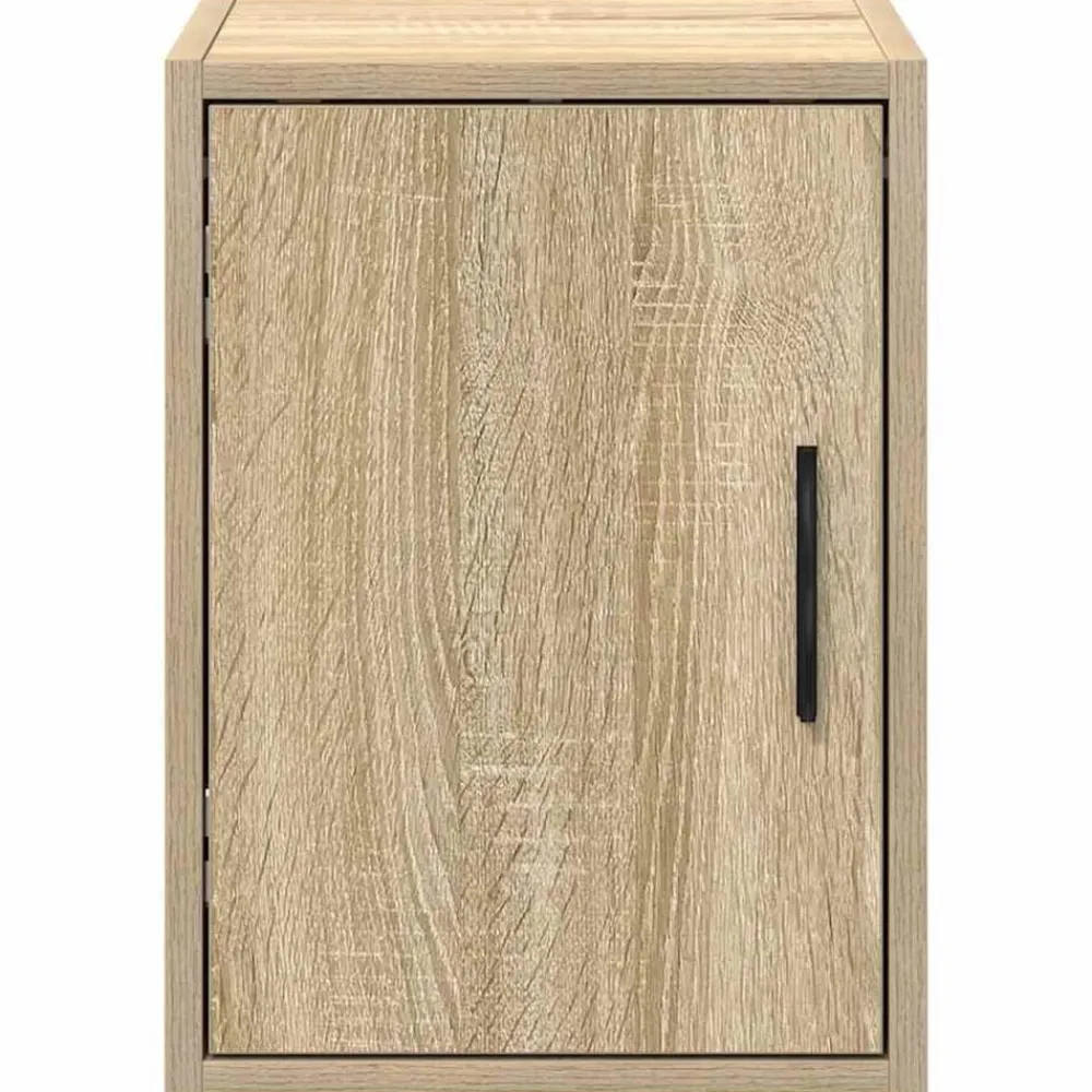 vidaXL Almacenamiento Industrial-Armario de pared para garaje madera de ingeniería