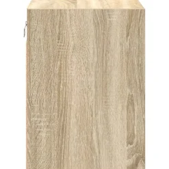 vidaXL Almacenamiento Industrial-Armario de pared para garaje madera de ingeniería