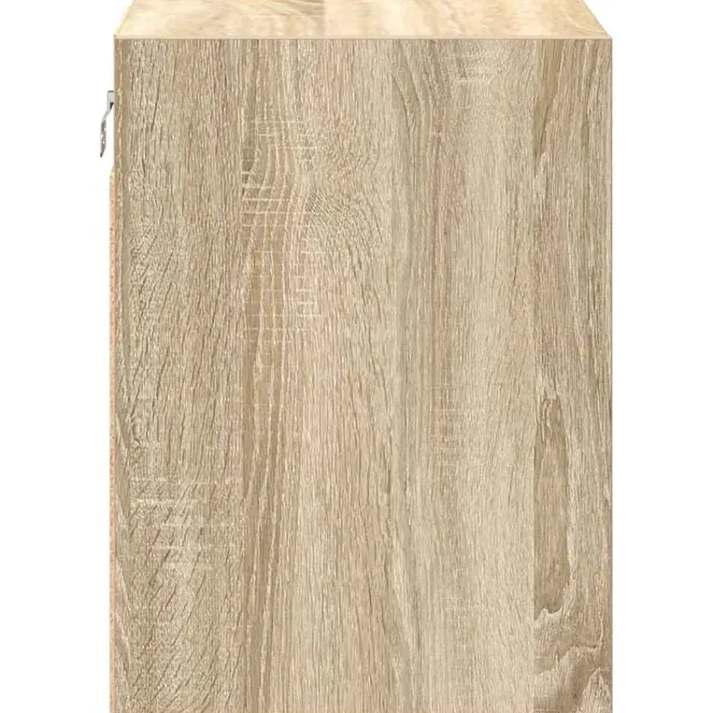 vidaXL Almacenamiento Industrial-Armario de pared para garaje madera de ingeniería