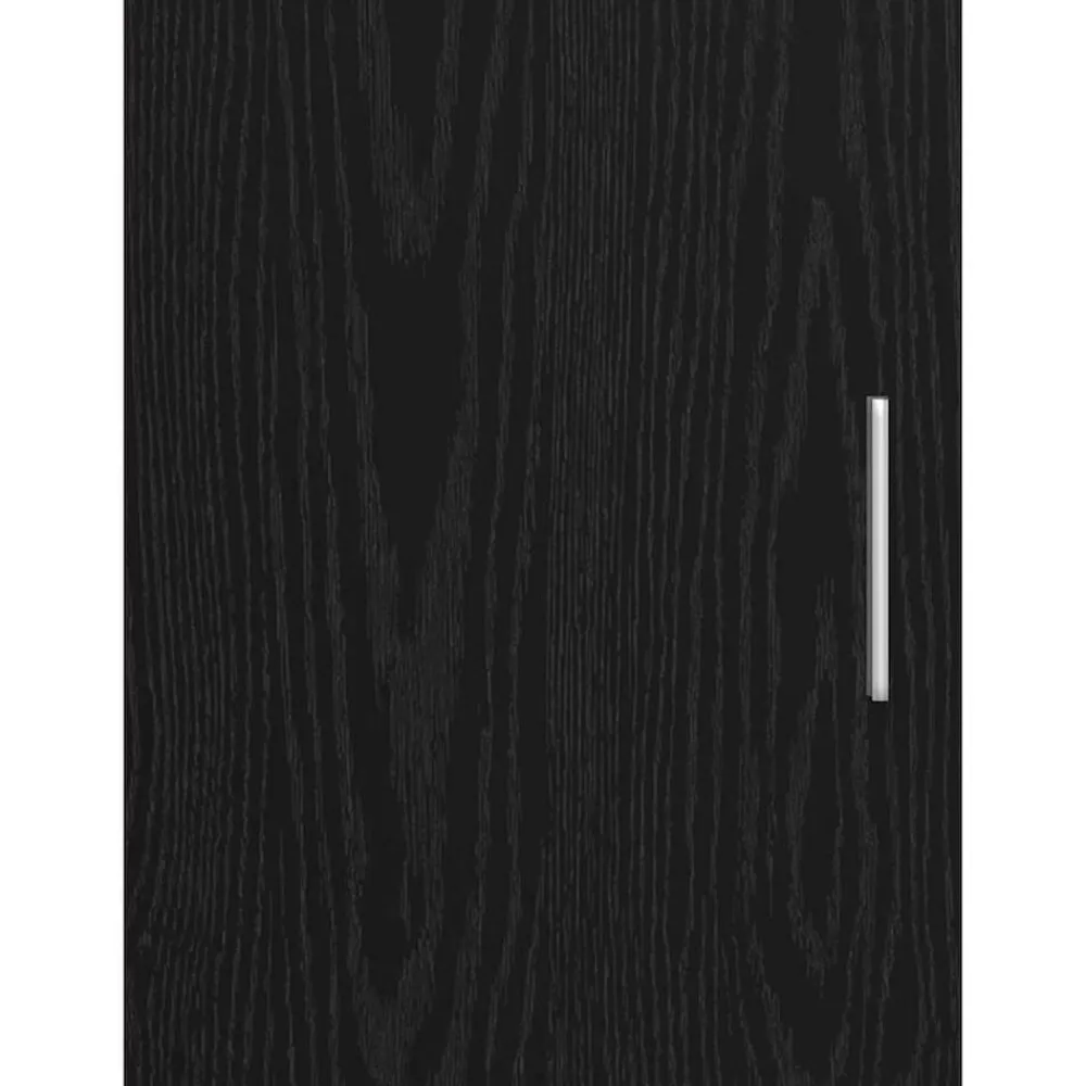 vidaXL Armario de pared 30 x 42.5 x 39.5 cm Roble negro New