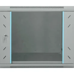 vidaXL Armario de red con almacenamiento 60 x 60 x 50 cm Acero Gris Outlet