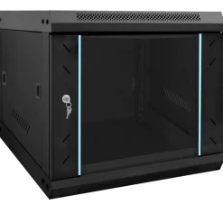 vidaXL Electrónica-Armario de red con almacenamiento 53 x 60 x 45 cm Acero