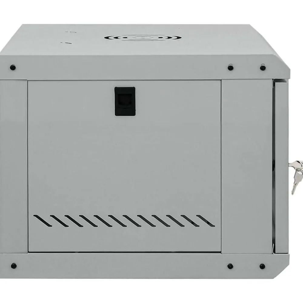 vidaXL Armario de red con almacenamiento 53 x 45 x 30 cm Acero Gris Online