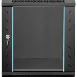 vidaXL Armario de red con almacenamiento 53 x 60 x 60 cm Acero Negro Hot