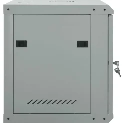 vidaXL Electrónica-Armario de red con almacenamiento 60 x 45 x 50 cm Acero