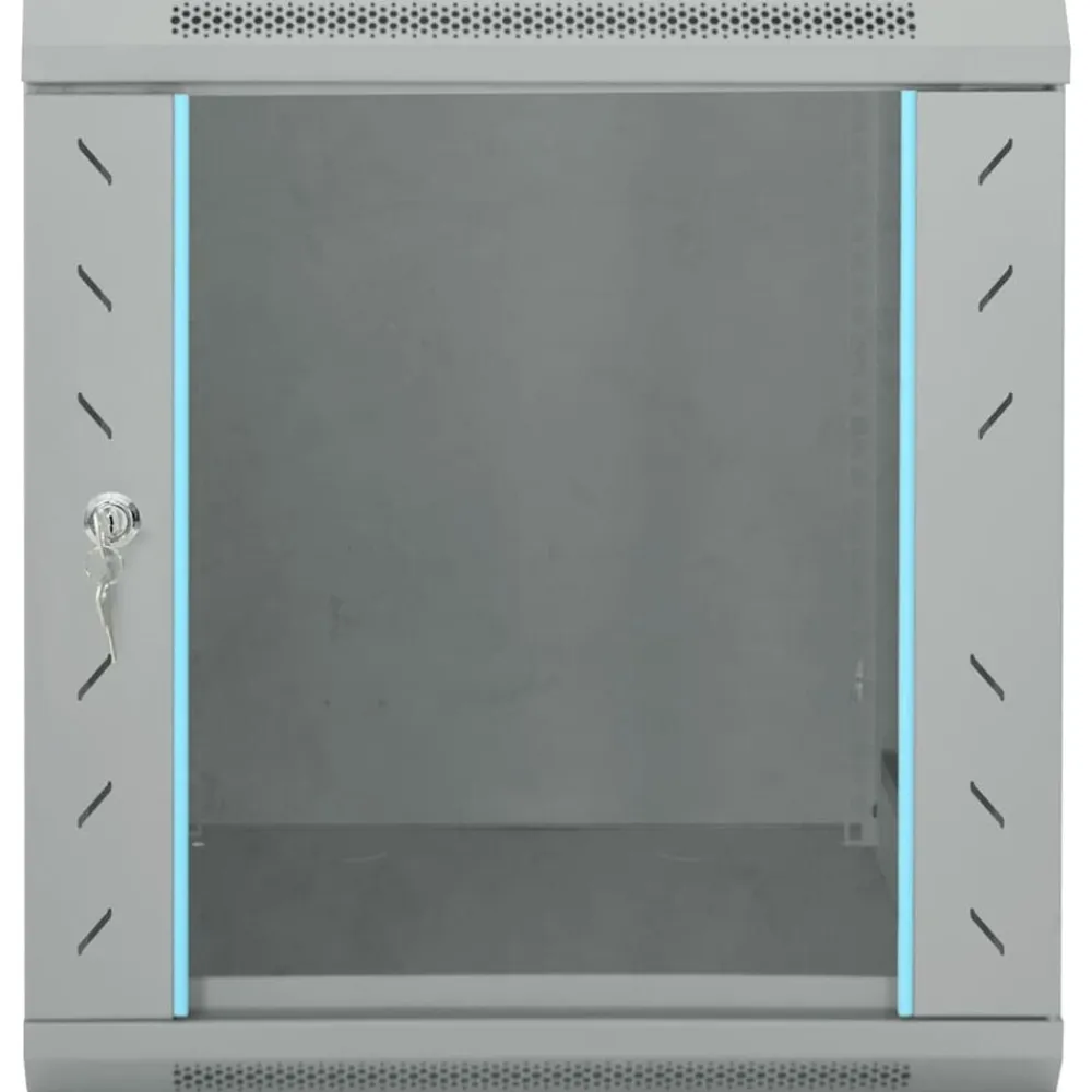 vidaXL Electrónica-Armario de red con almacenamiento 53 x 60 x 60 cm Acero